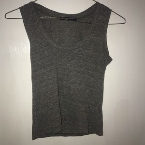 Gray brandy Melville cropped tank